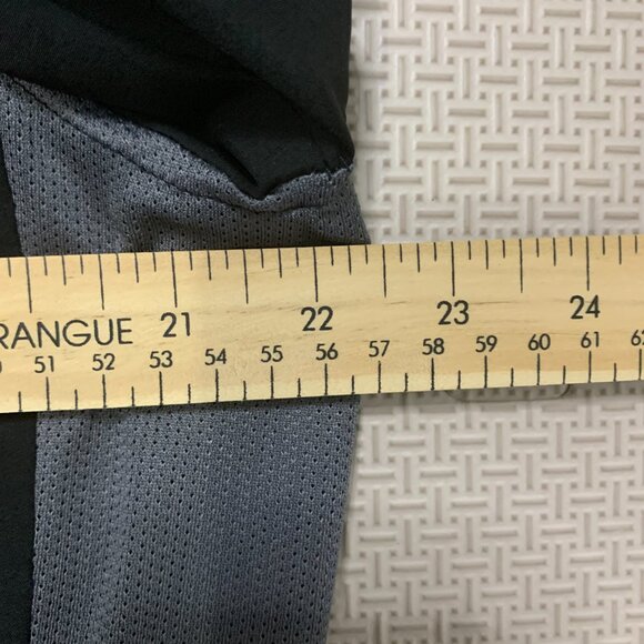 Vintage Nike Small Logo Swoosh Full Zip Track Jacket Men's Size M Black Gray - Picture 5 of 6